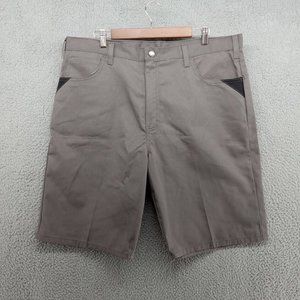 Dickies Shorts Mens 40 Gray Straight Workwear Uniform Neutral Basic Casual Chino